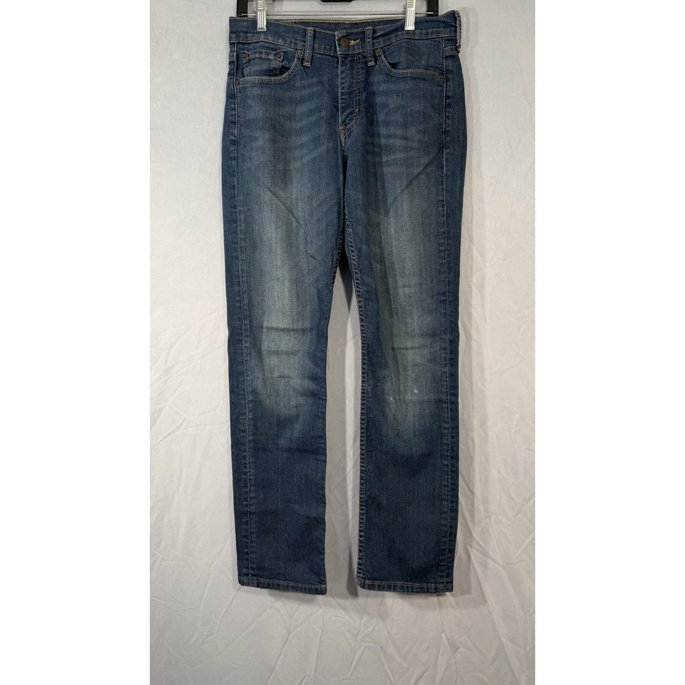 Levi's 514 Men's Jeans  30x32 Straight Leg Dark Wash Faded‎ Blue Denim Pants